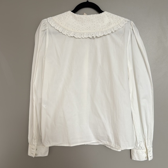 Sezane Alexia Shirt Ecru - Picture 7 of 7